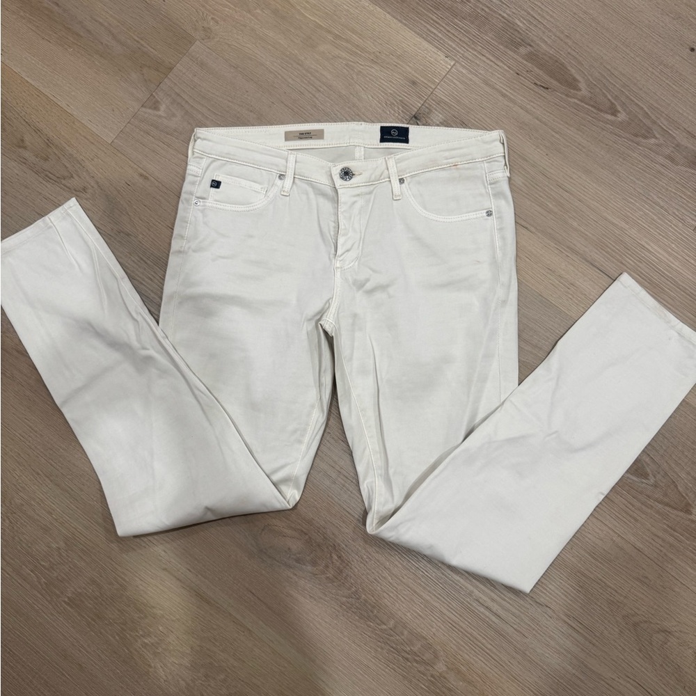 AG Adriano Goldschmied Women's Skinny Jeans in White